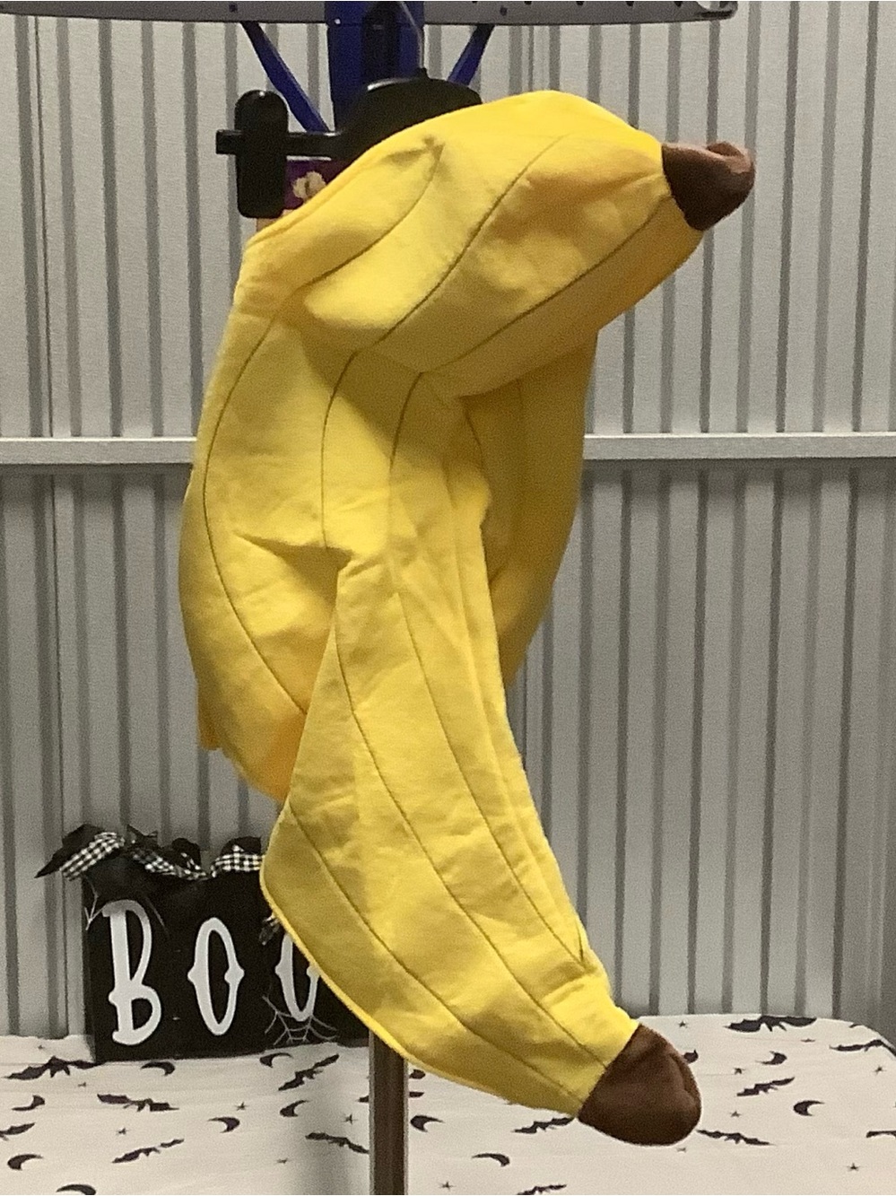 Yellow Banana Dog Costume Hoodie - Pet Novelty Outfit size medium